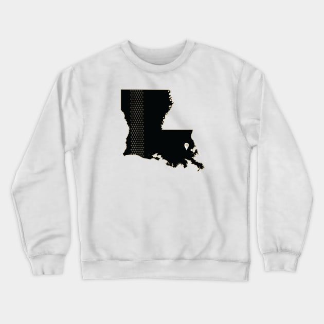 New Orleans Football (Alternate) Crewneck Sweatshirt by doctorheadly